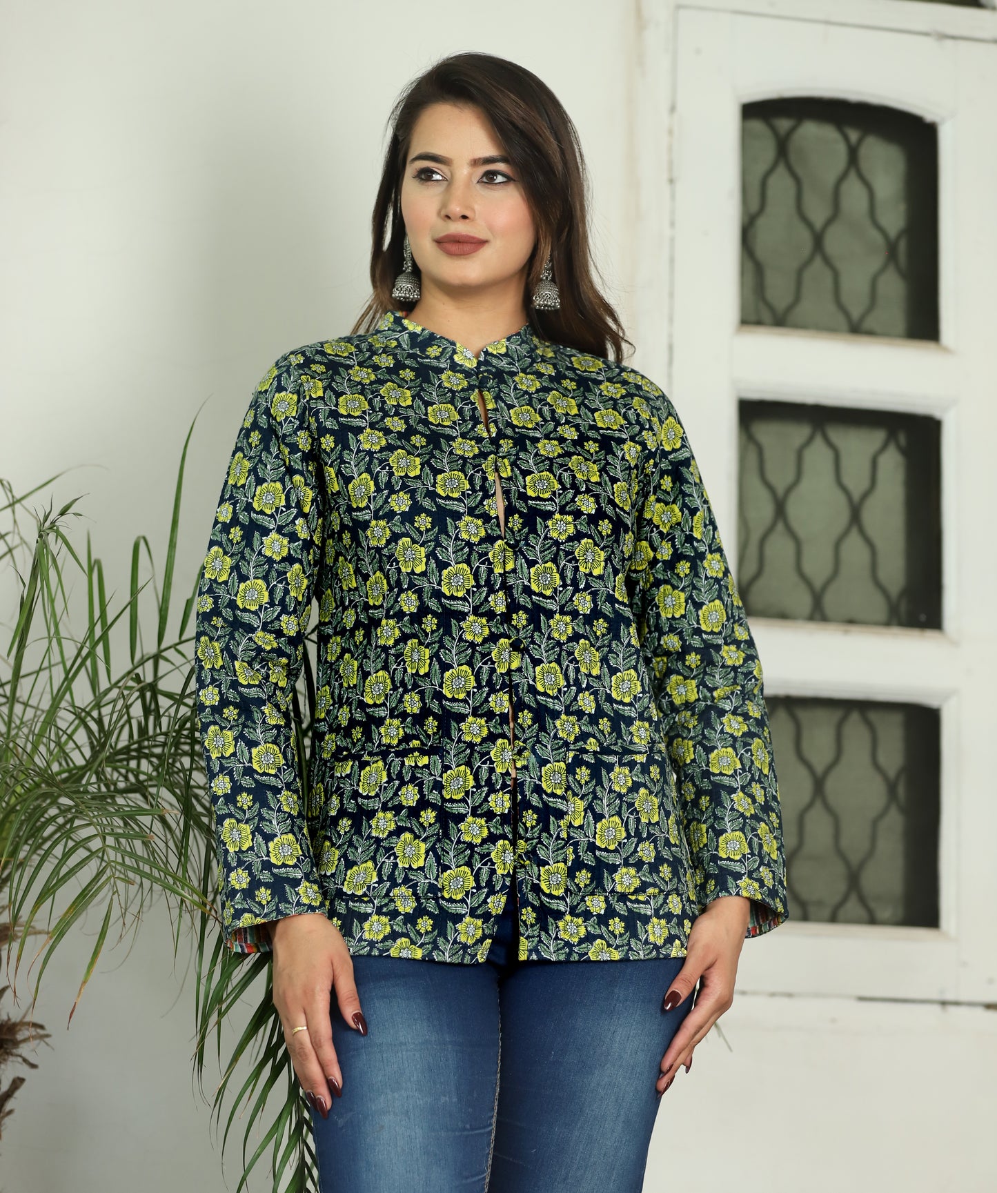 Jaipuri Reversible Quilted Cotton Jackets
