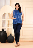 Jaipuri Reversible Quilted Cotton Sleeveless Jackets