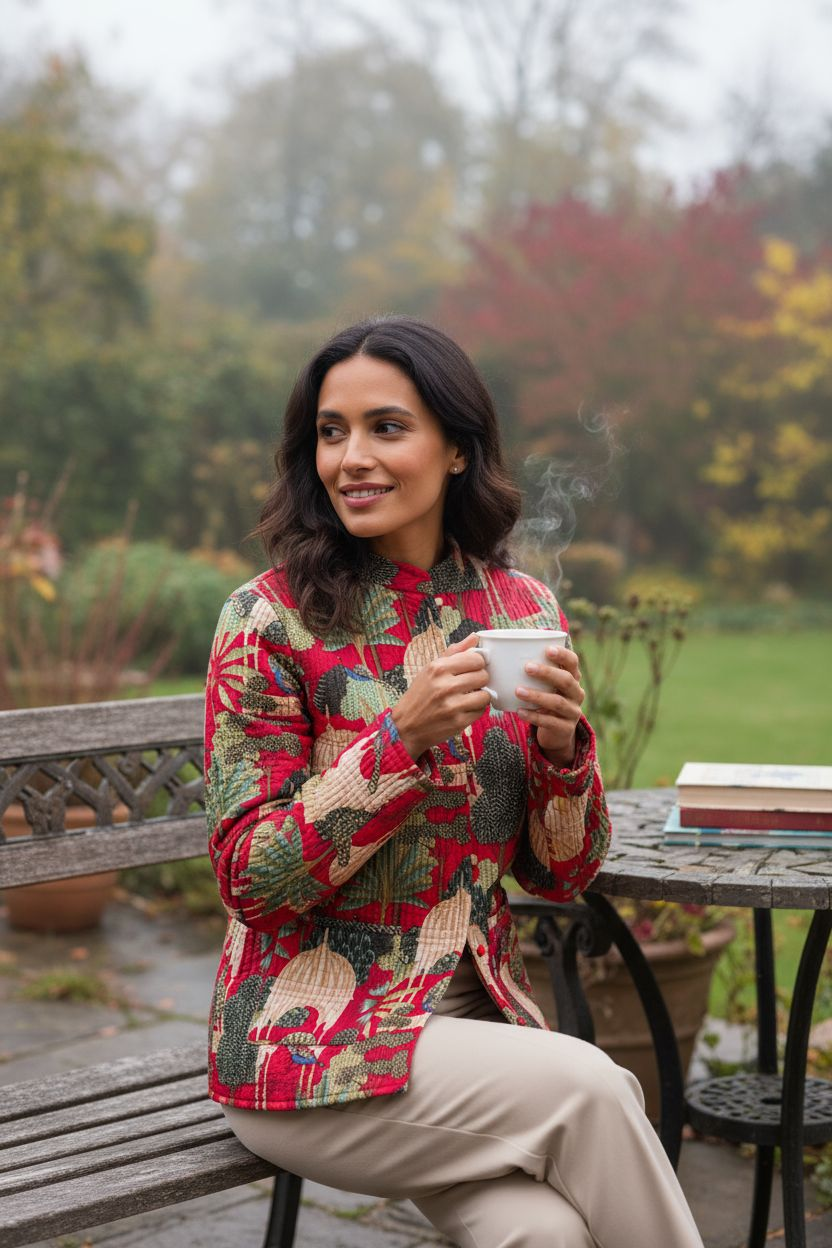 Jaipuri Reversible Quilted Cotton Jackets