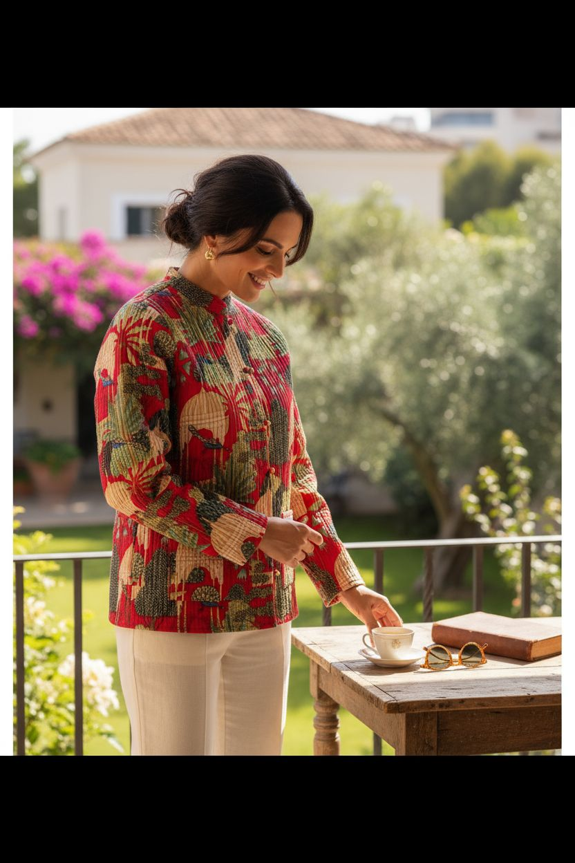 Jaipuri Reversible Quilted Cotton Jackets