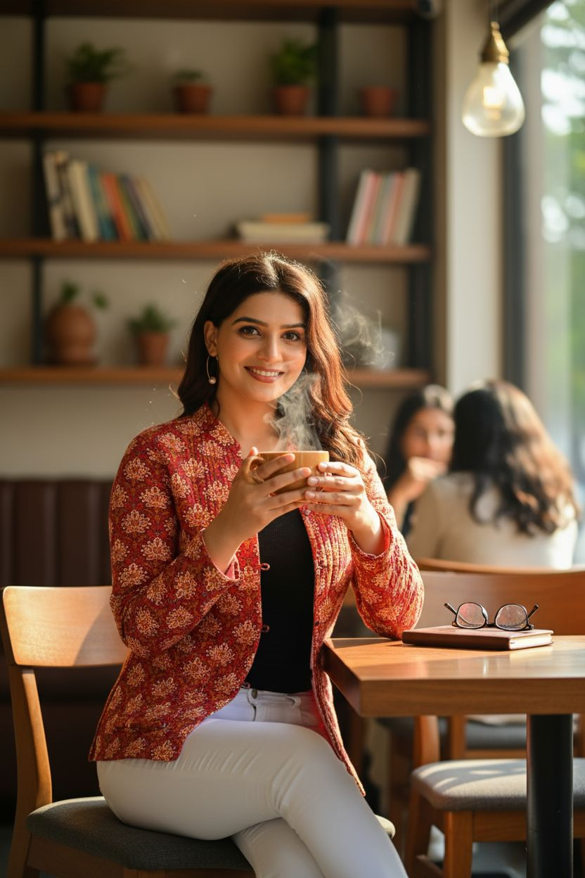 Jaipuri Reversible Quilted Cotton Jackets