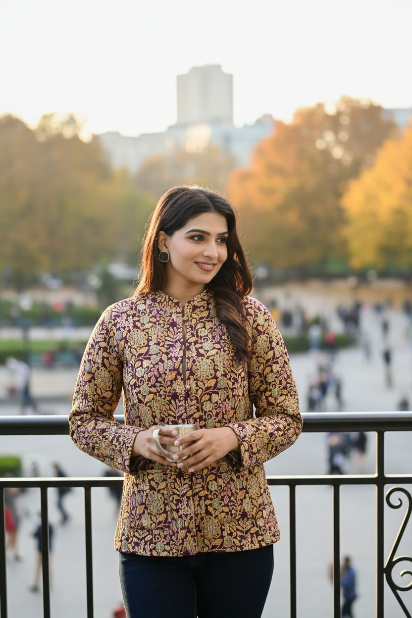 Jaipuri Reversible Quilted Cotton Jackets