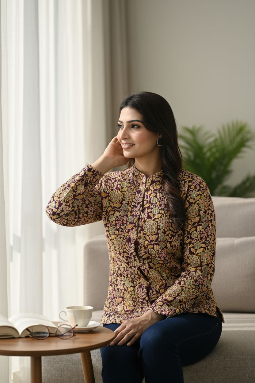 Jaipuri Reversible Quilted Cotton Jackets