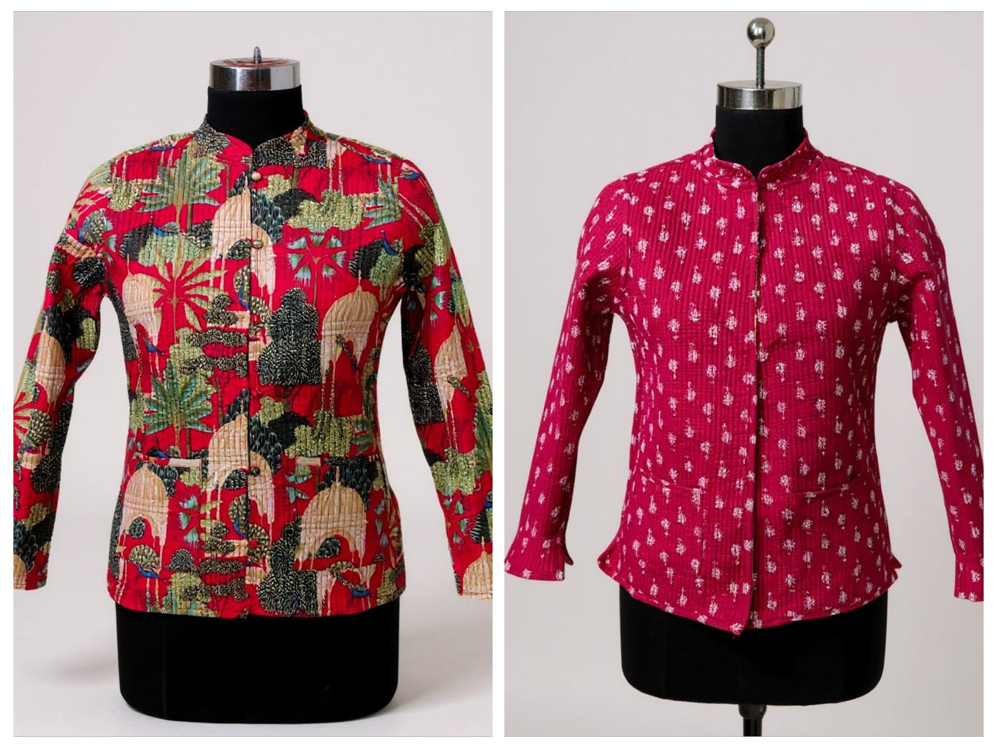 Jaipuri Reversible Quilted Cotton Jackets