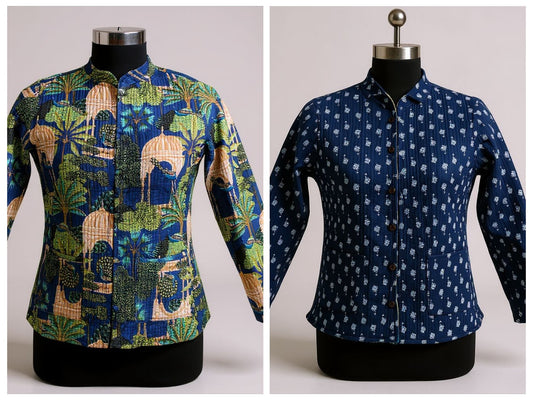 Reversible Quilted Cotton Jackets