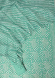 BANDHEJ PRINTED COTTON SUIT WITH LEHRIYA KOTA DORIA DUPATTA