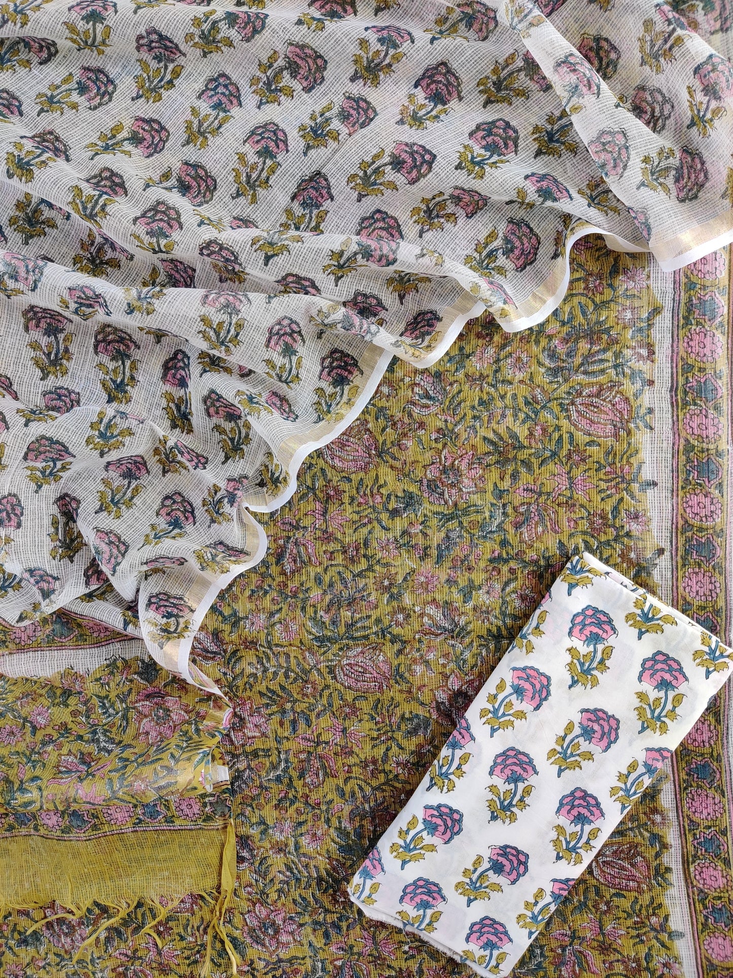 PURE KOTA DORIA SUIT WITH PURE KOTA DORIA DUPATTA0
