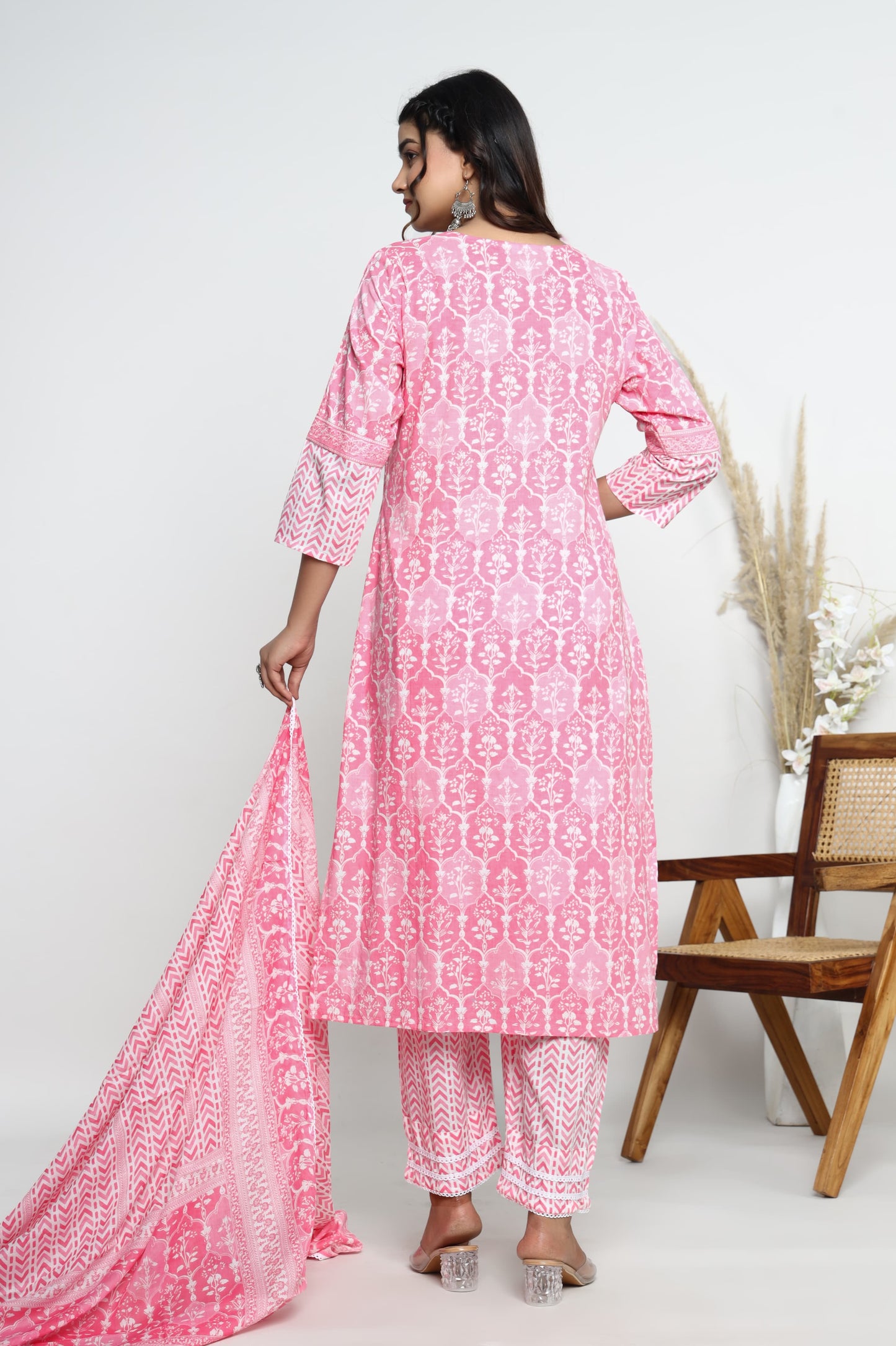Stitched Tie Work Suit