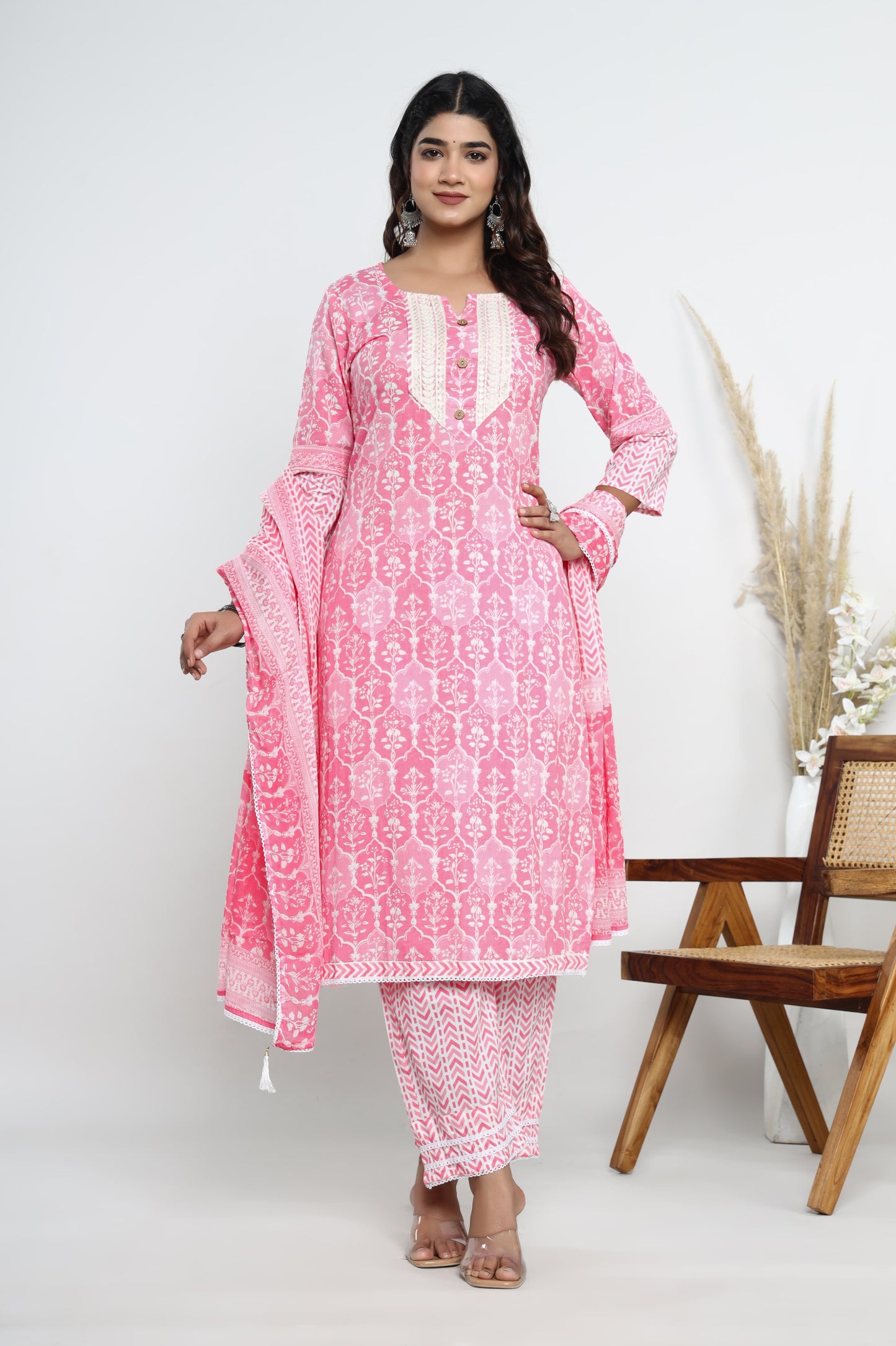 Stitched Tie Work Suit