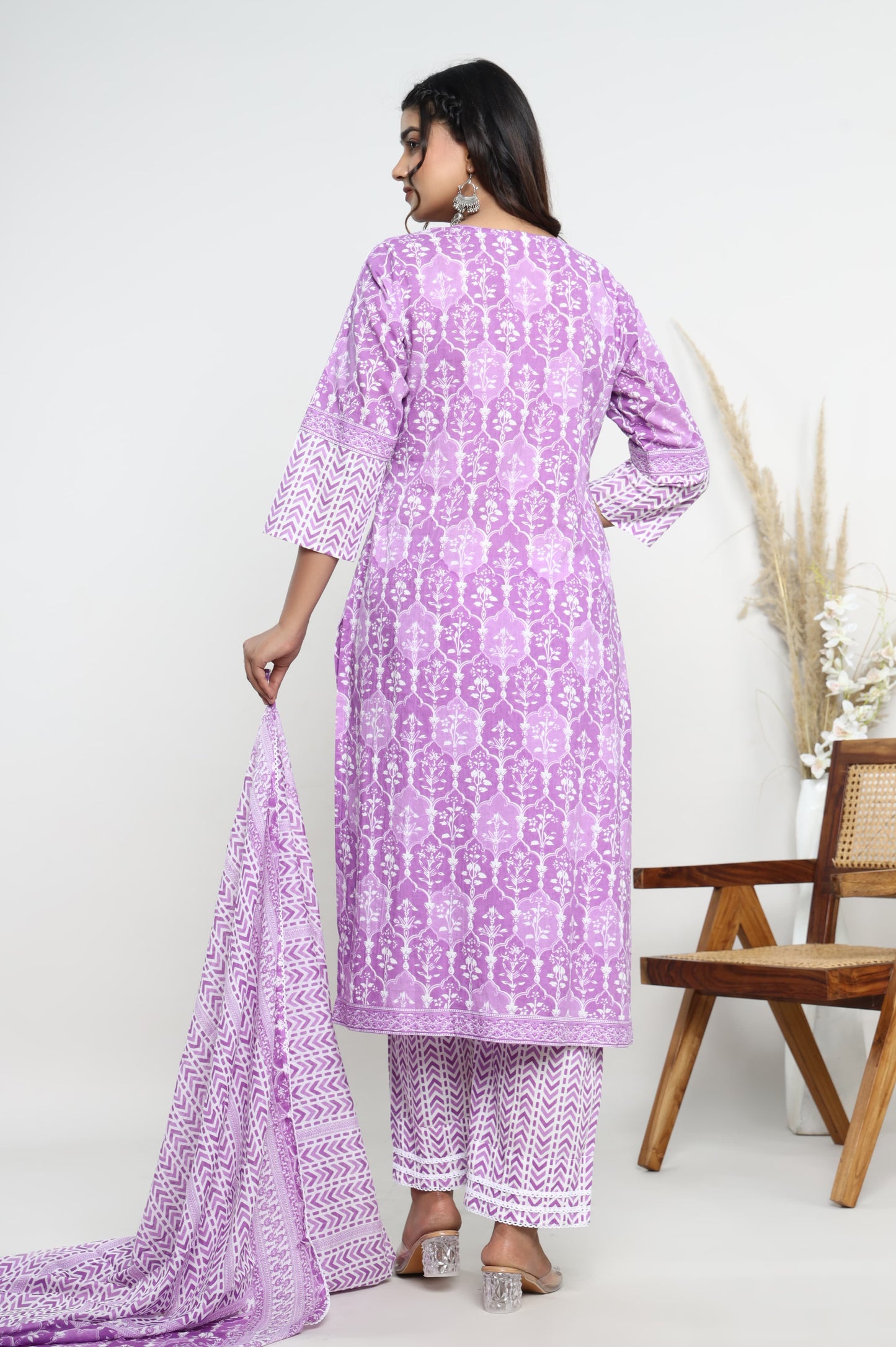 Stitched Tie Work Suit