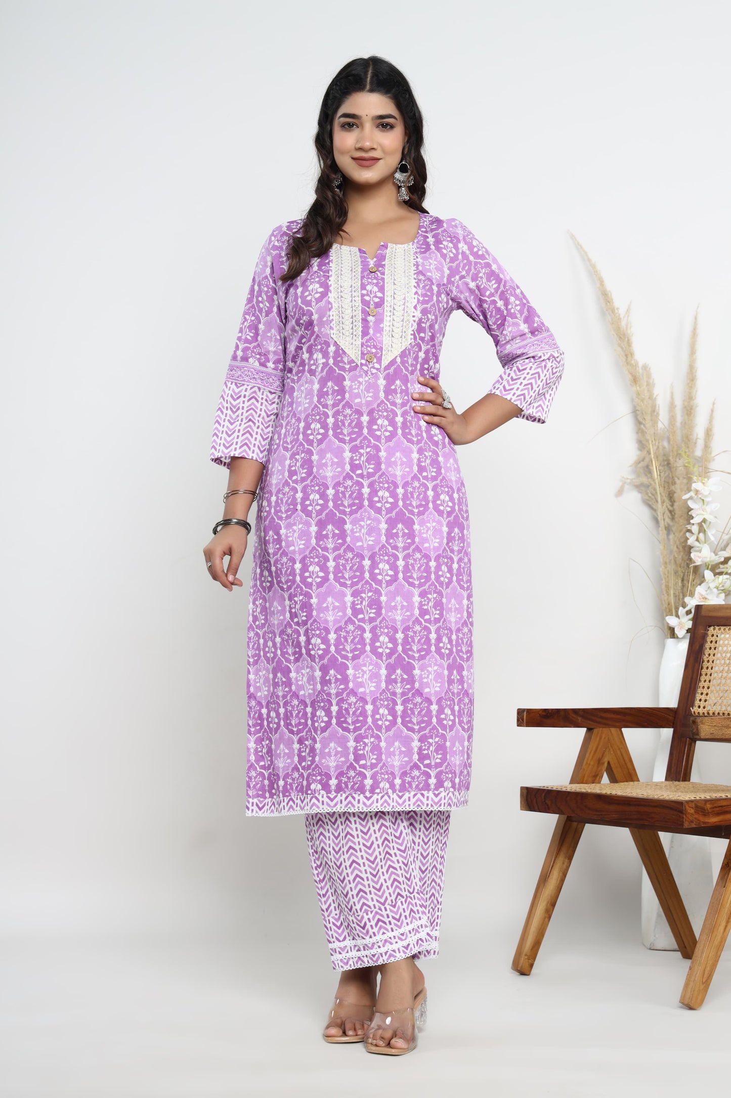 Stitched Tie Work Suit