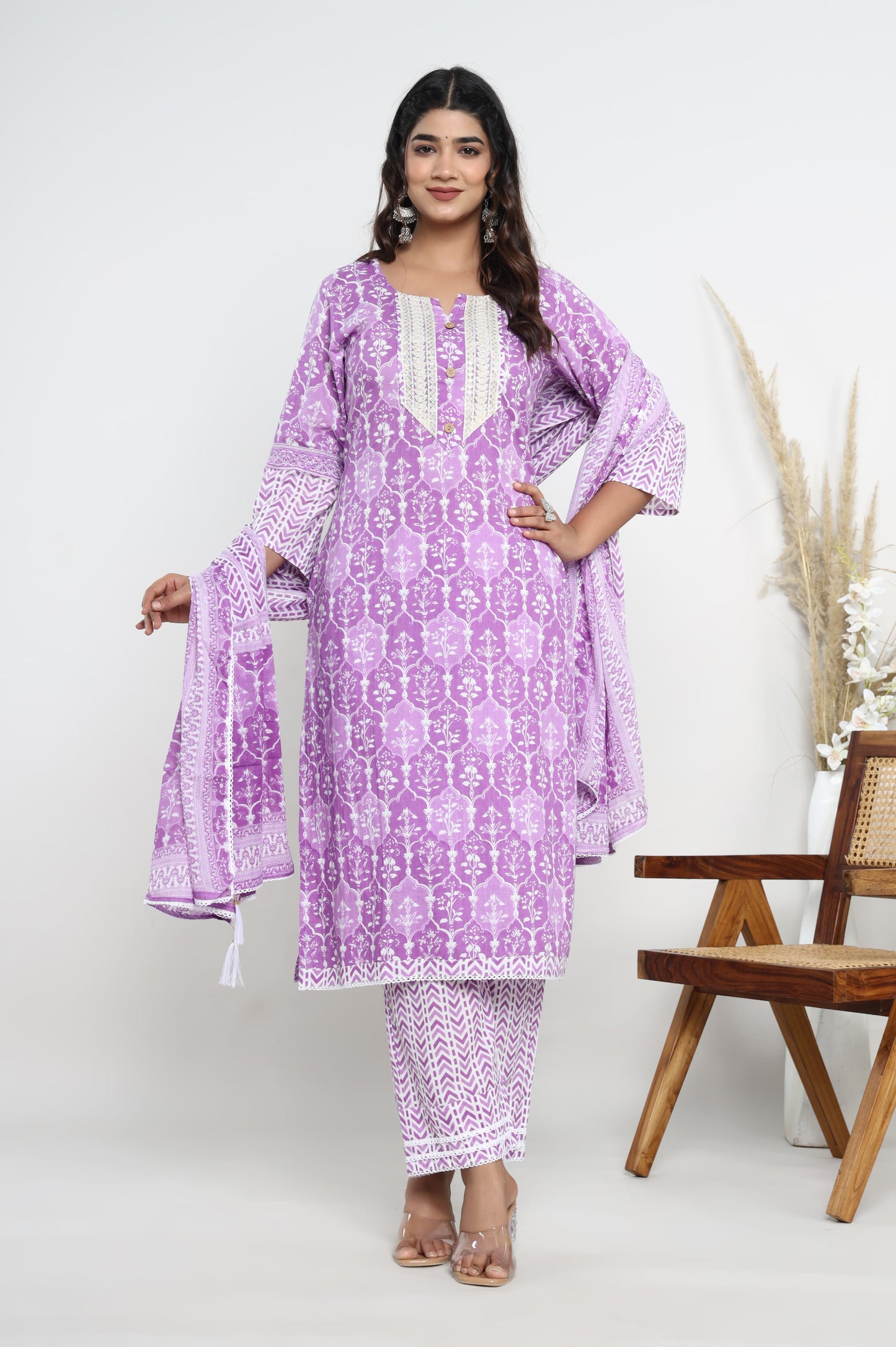 Stitched Tie Work Suit