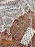 PURE KOTA DORIA SUIT WITH PURE KOTA DORIA DUPATTA