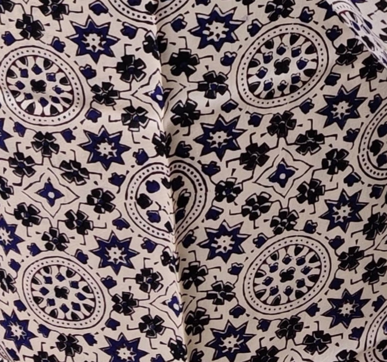Ajrakh Modal Silk Top & Dupatta sets