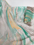(MARBLE) PRINTED COTTON SUIT WITH PURE CHIFFON DUPATTA3