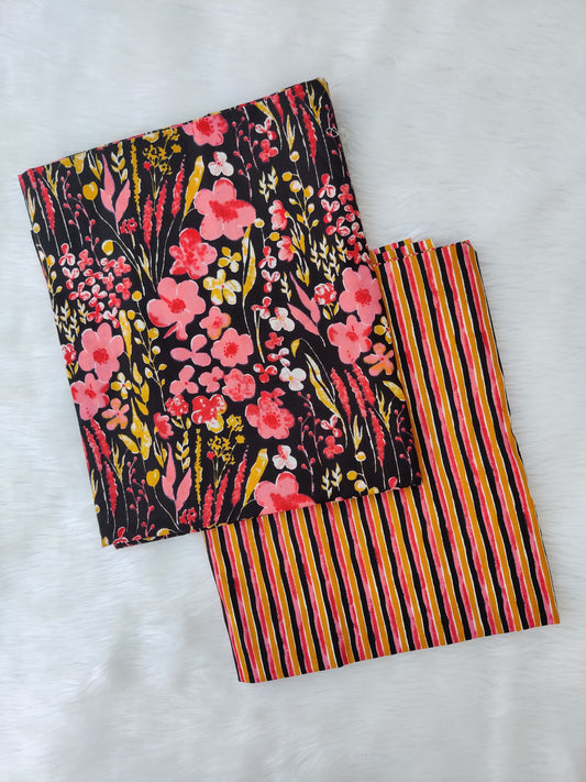 Jaipuri Printed Cotton Combo Set 2.5 Mtr each