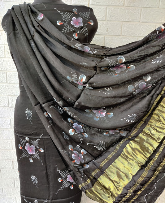 (SALE) Modal Silk Top & Dupatta sets