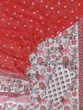 Hand Block Printed Cotton Suits with Mulmul Bandhej Dupatta