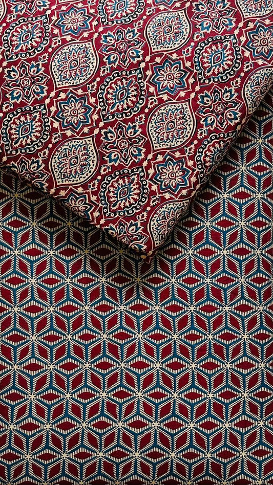 Jaipuri Printed Cotton Combo Set 2.5 Mtr each