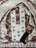 NEW LAUNCH Exclusive Unstitched Cotton Neck Work Suits with Cotton Dupatta