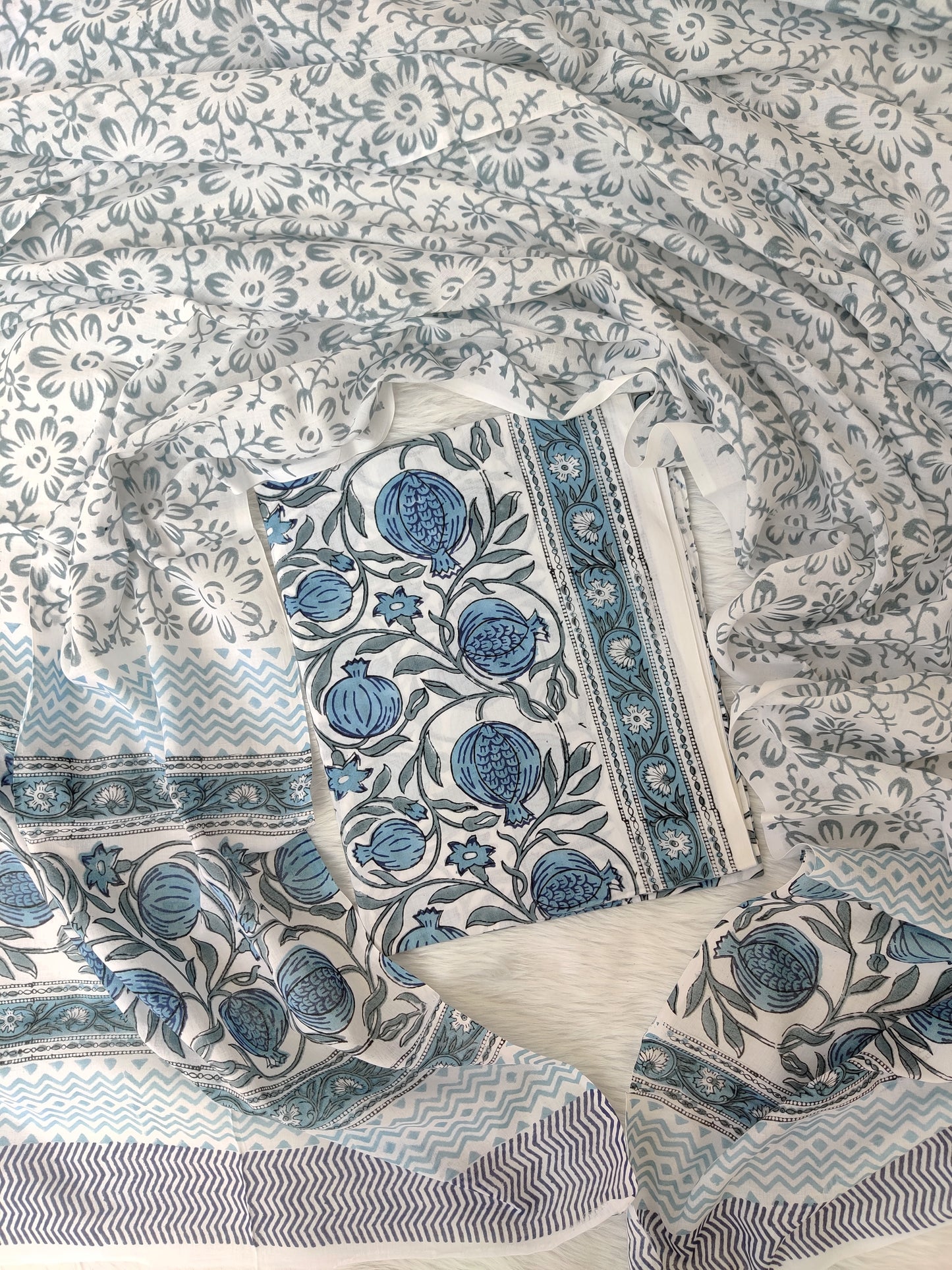 (SALE) TOP & DUPATTA Combo Set 2.5 Mtr each (NO BOTTOM)