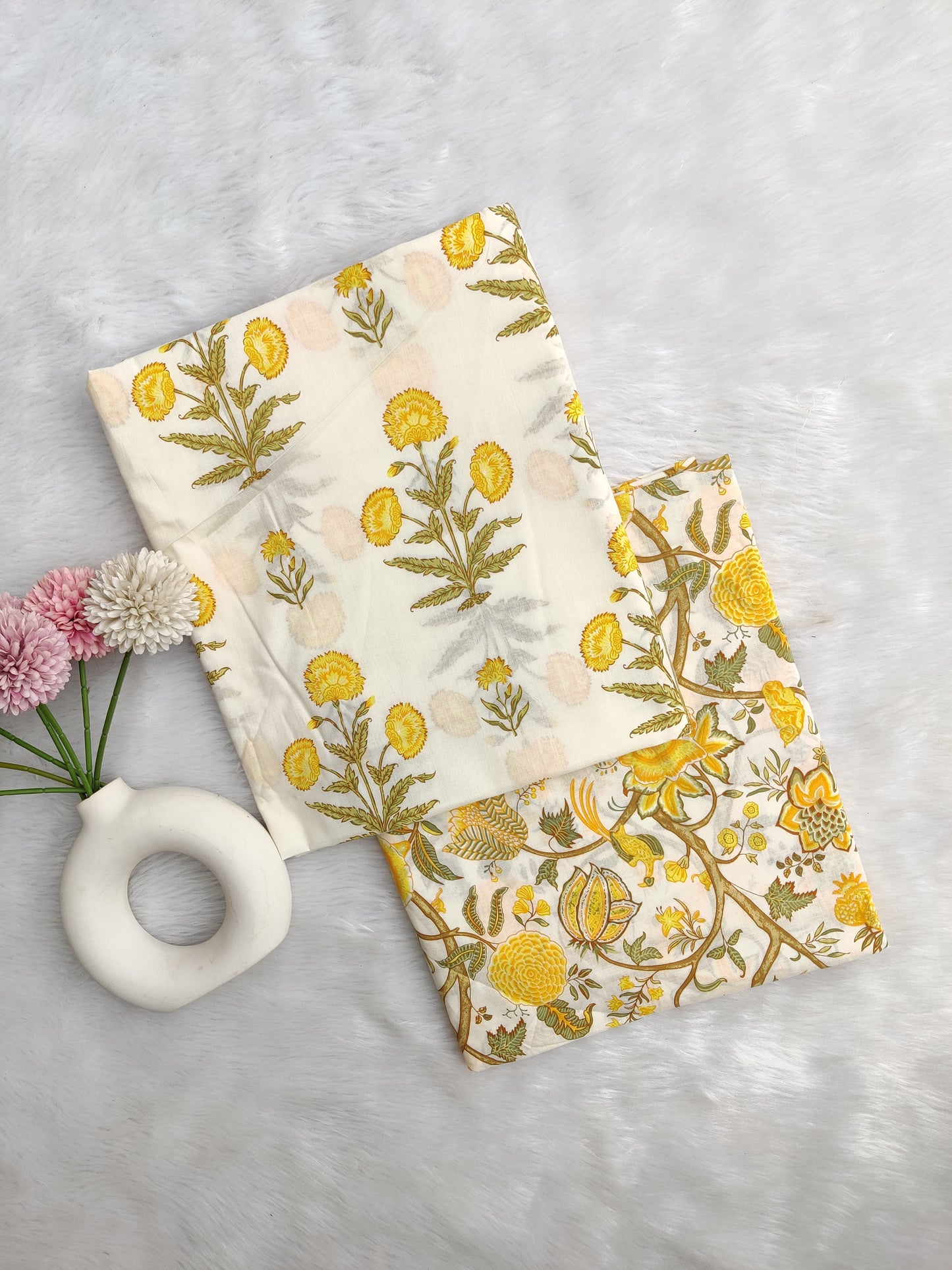 Jaipuri Printed Cotton Combo Set 2.5 Mtr each
