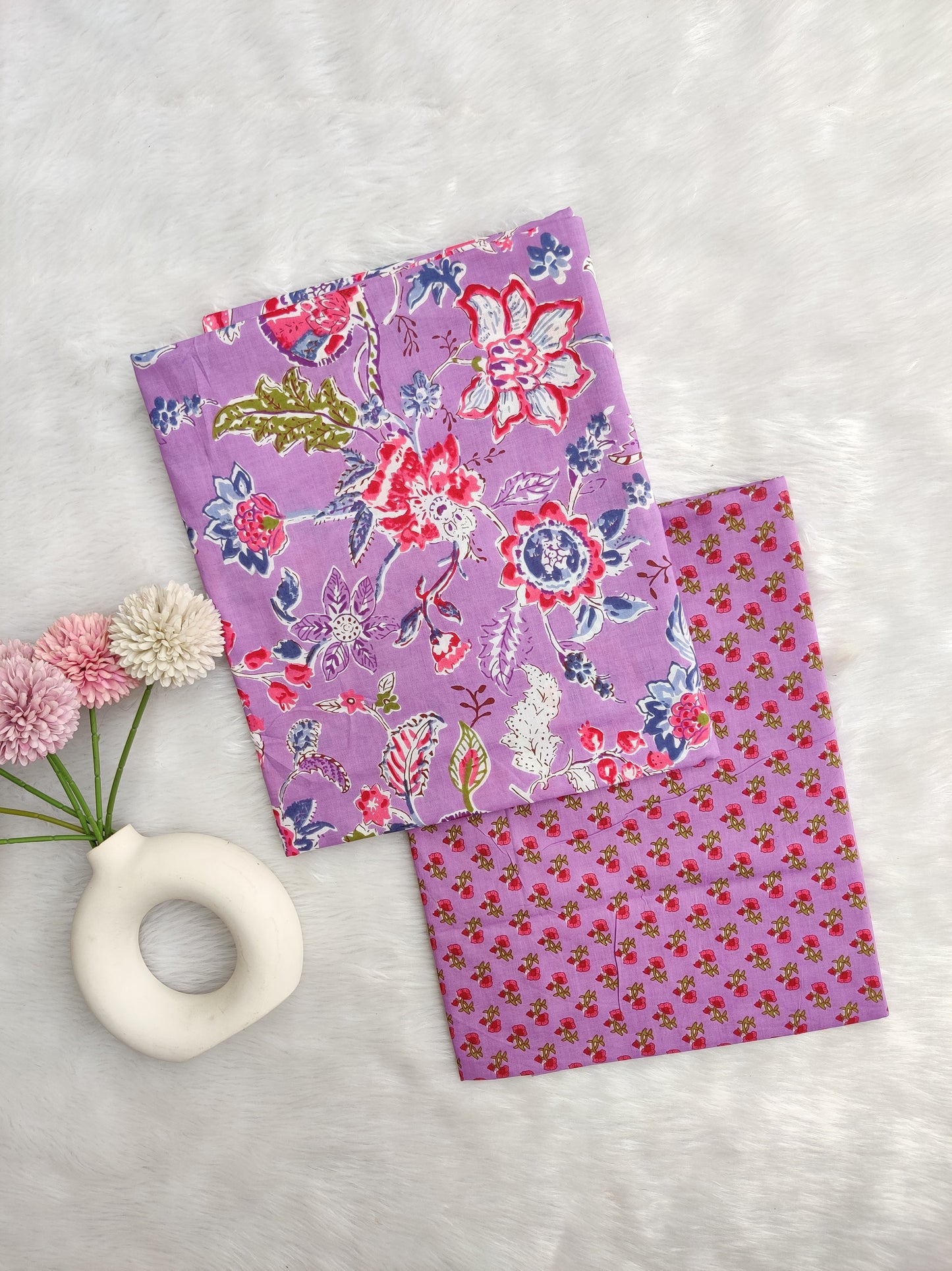 Jaipuri Printed Cotton Combo Set 2.5 Mtr each