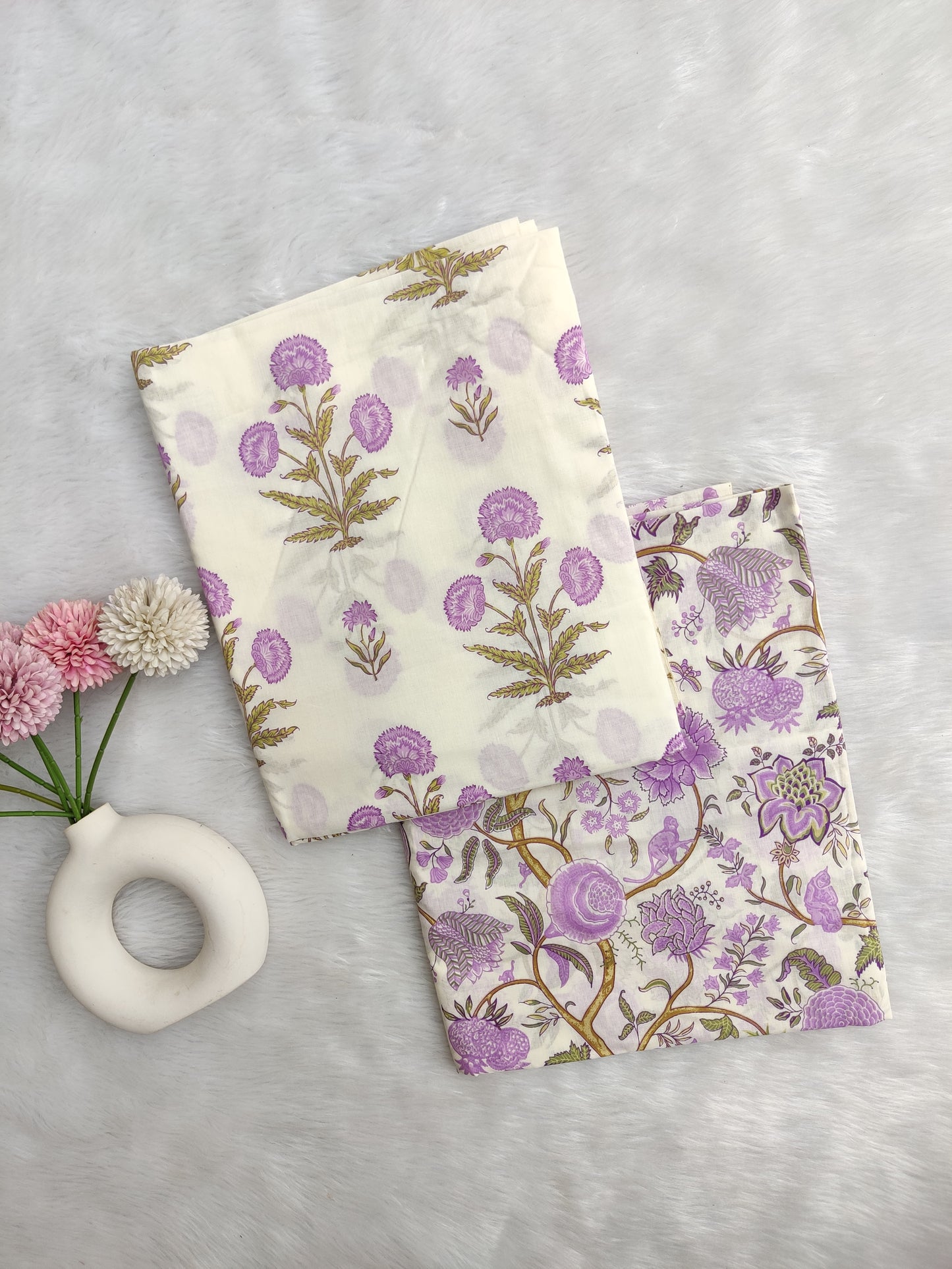 Jaipuri Printed Cotton Combo Set 2.5 Mtr each