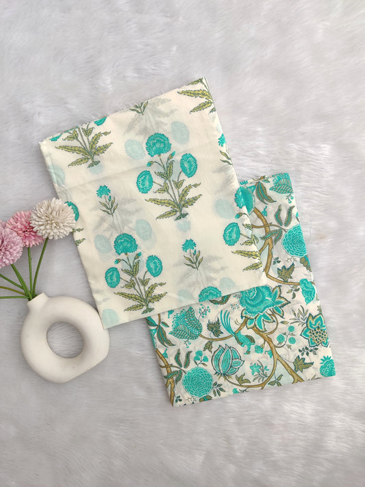 Jaipuri Printed Cotton Combo Set 2.5 Mtr each