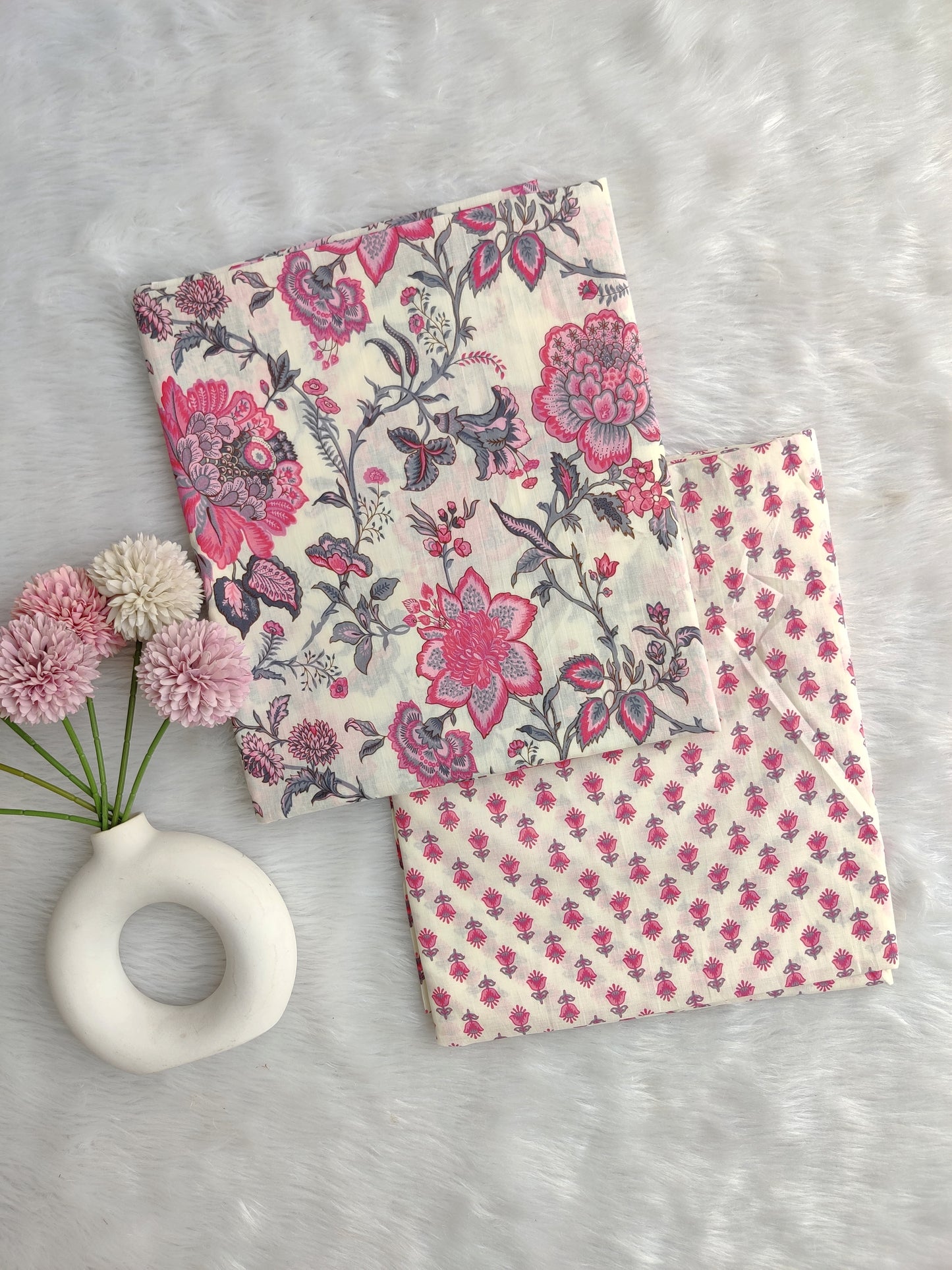 Jaipuri Printed Cotton Combo Set 2.5 Mtr each