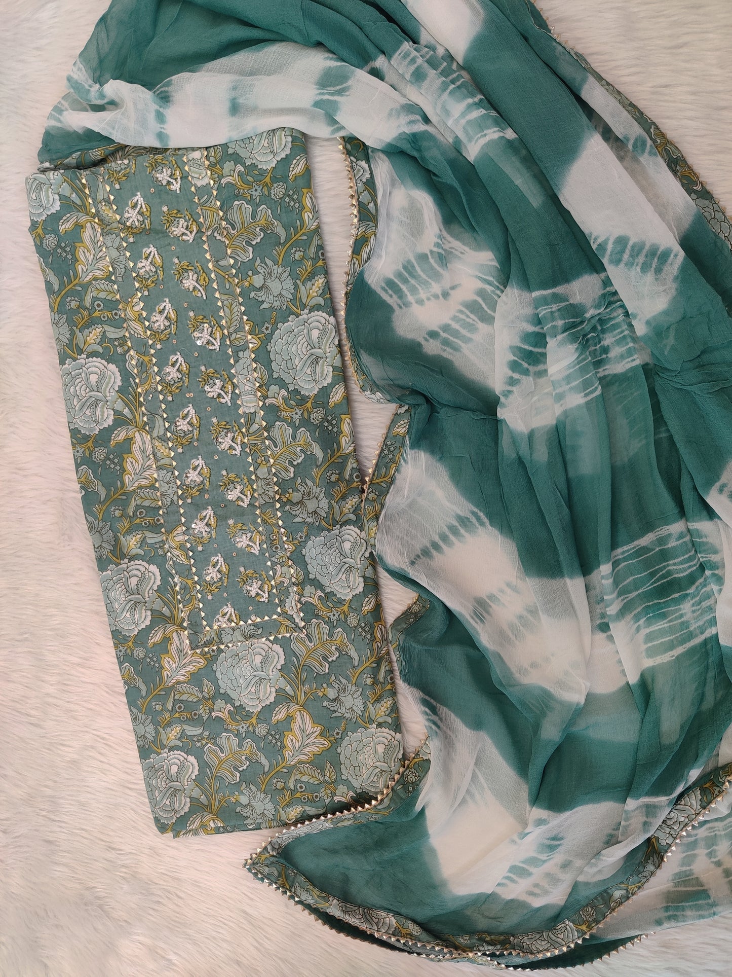 (SALE) TOP & DUPATTA Combo Set 2.5 Mtr each (NO BOTTOM)