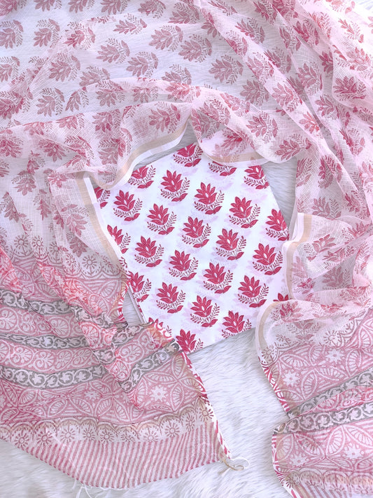 (SALE) TOP & DUPATTA Combo Set 2.5 Mtr each (NO BOTTOM)