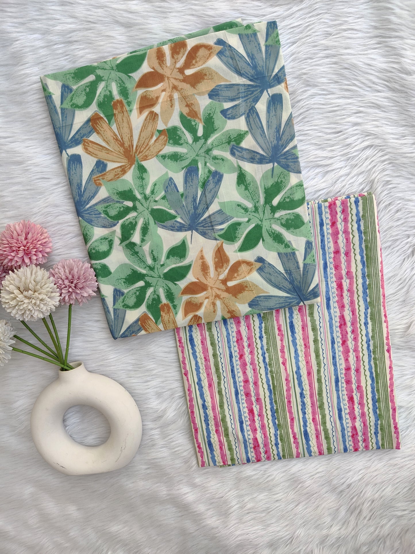 Jaipuri Printed Cotton Combo Set 2.5 Mtr each