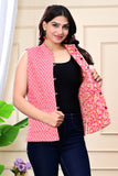 Jaipuri Reversible Quilted Cotton Sleeveless Jackets