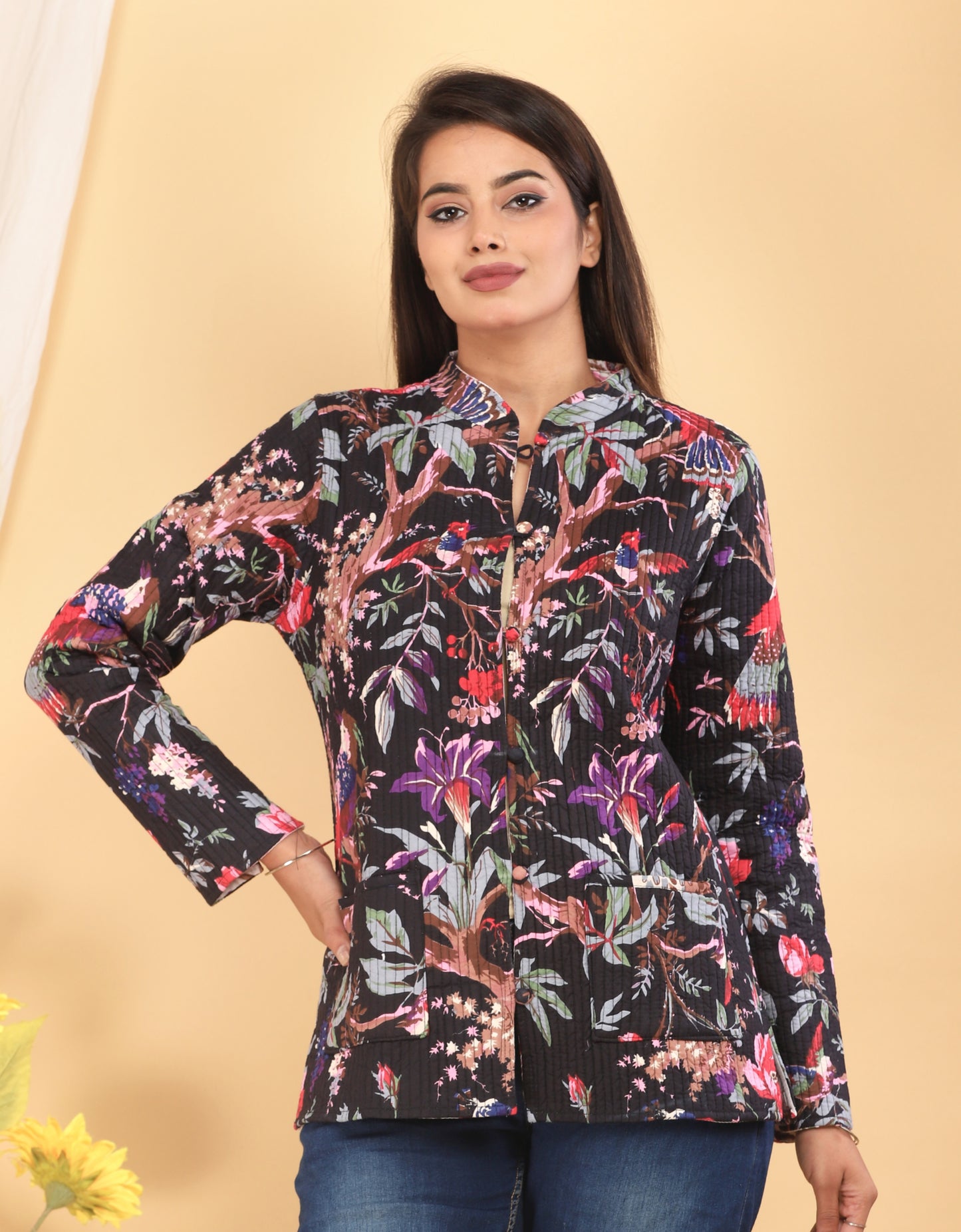 Jaipuri Reversible Quilted Cotton Jackets