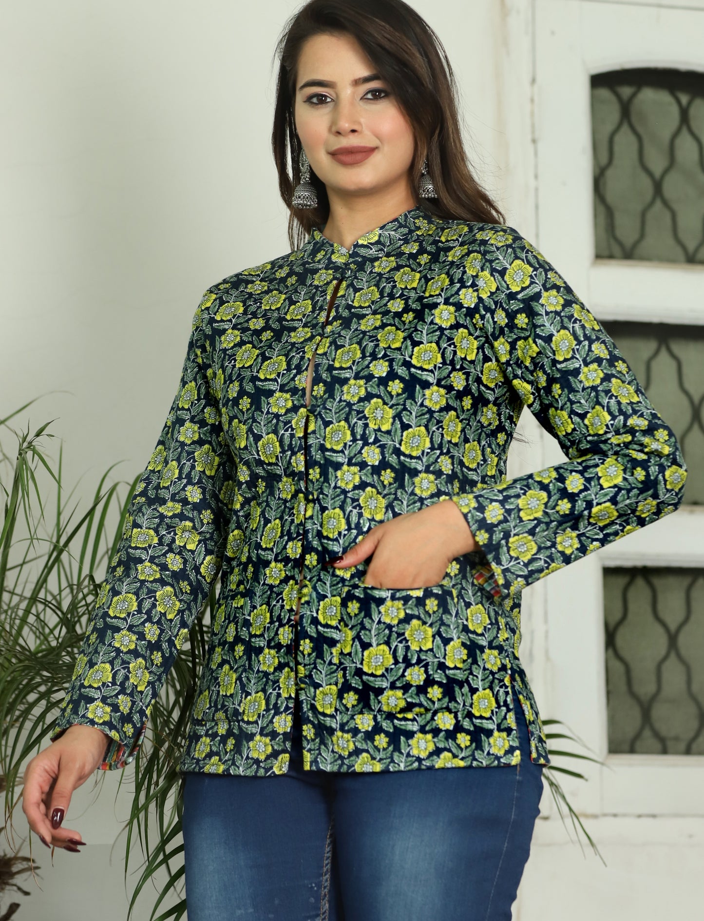 Jaipuri Reversible Quilted Cotton Jackets