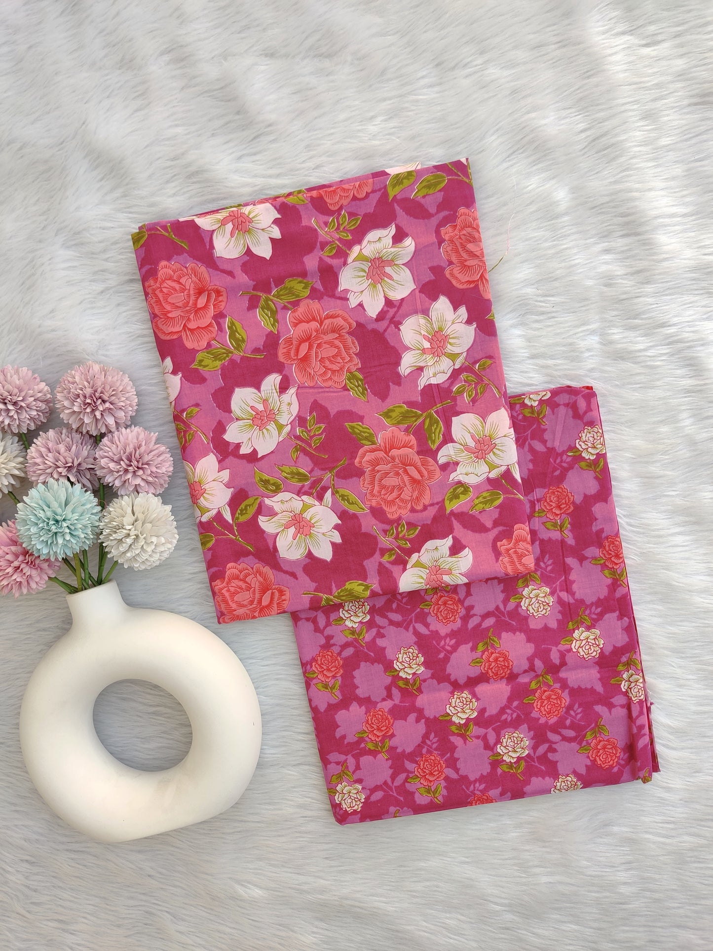 Jaipuri Printed Cotton Combo Set 2.5 Mtr each