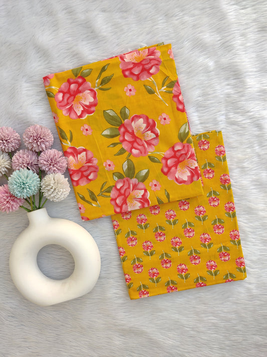 Jaipuri Printed Cotton Combo Set 2.5 Mtr each