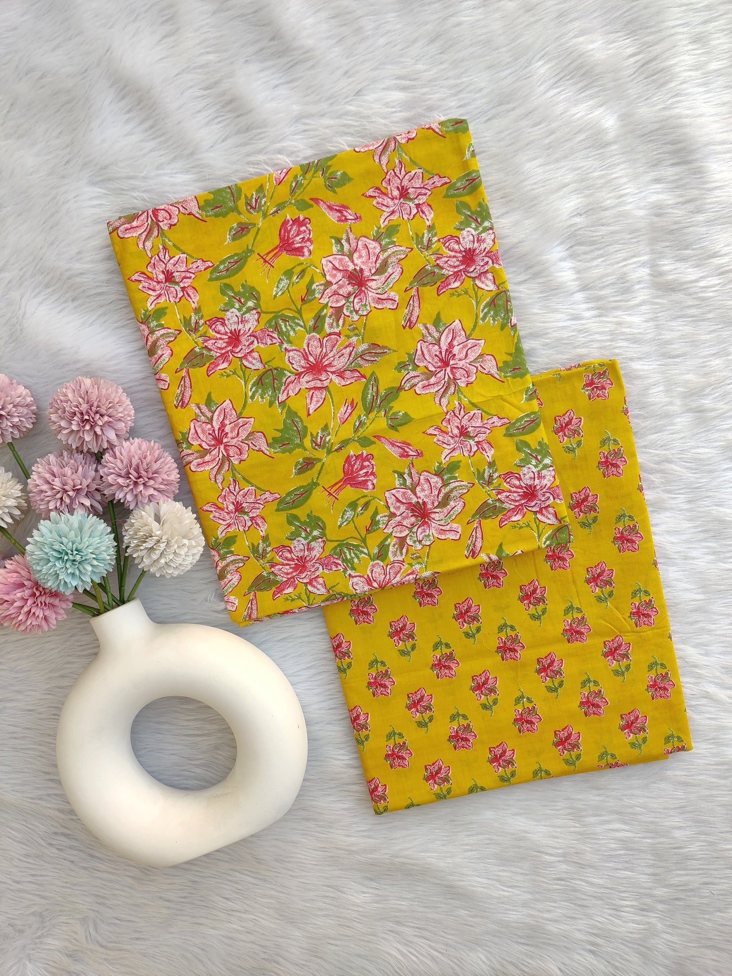 Jaipuri Printed Cotton Combo Set 2.5 Mtr each