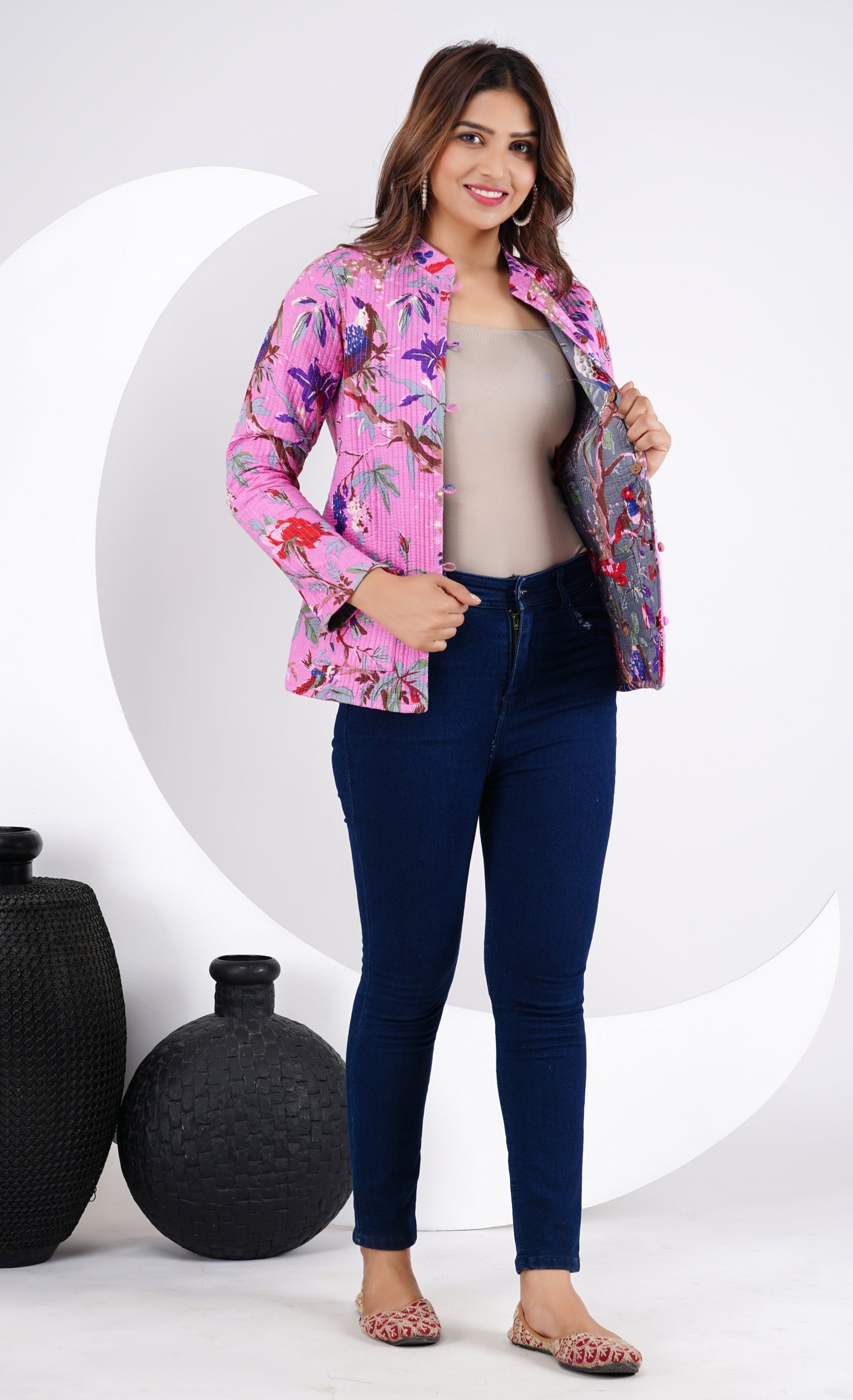 New Launch Reversible Quilted Cotton Jackets