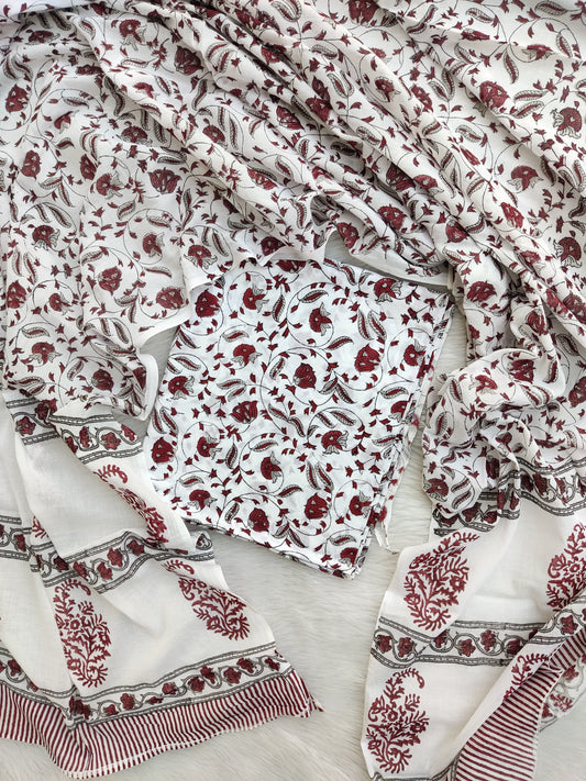 (SALE) TOP & DUPATTA Combo Set 2.5 Mtr each (NO BOTTOM)