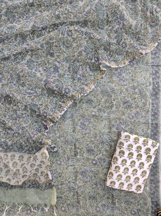 PURE KOTA DORIA SUIT WITH PURE KOTA DORIA DUPATTA