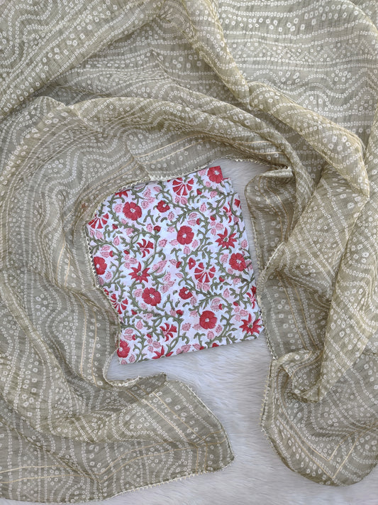 (SALE) TOP & DUPATTA Combo Set 2.5 Mtr each (NO BOTTOM)