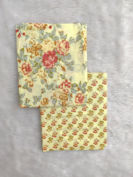 Jaipuri Printed Cotton Combo Set 2.5 Mtr each
