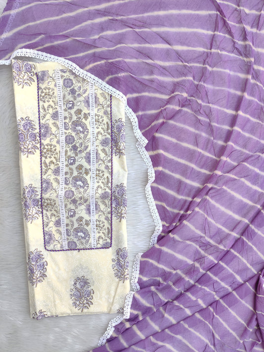 (SALE) TOP & DUPATTA Combo Set 2.5 Mtr each (NO BOTTOM)