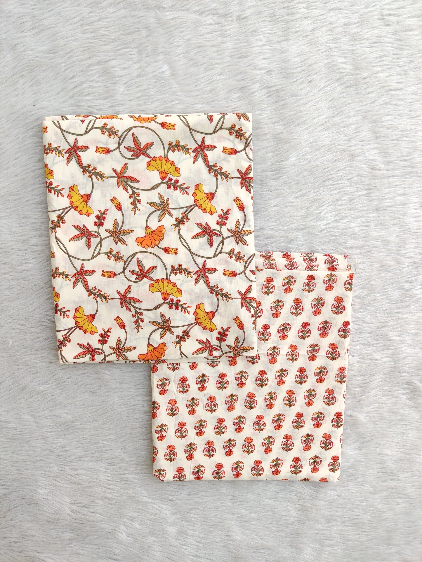 Jaipuri Printed Cotton Combo Set 2.5 Mtr each