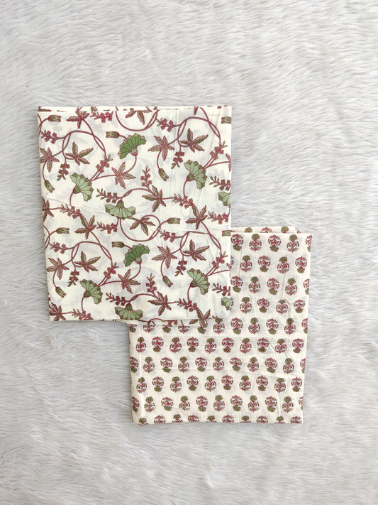 Jaipuri Printed Cotton Combo Set 2.5 Mtr each