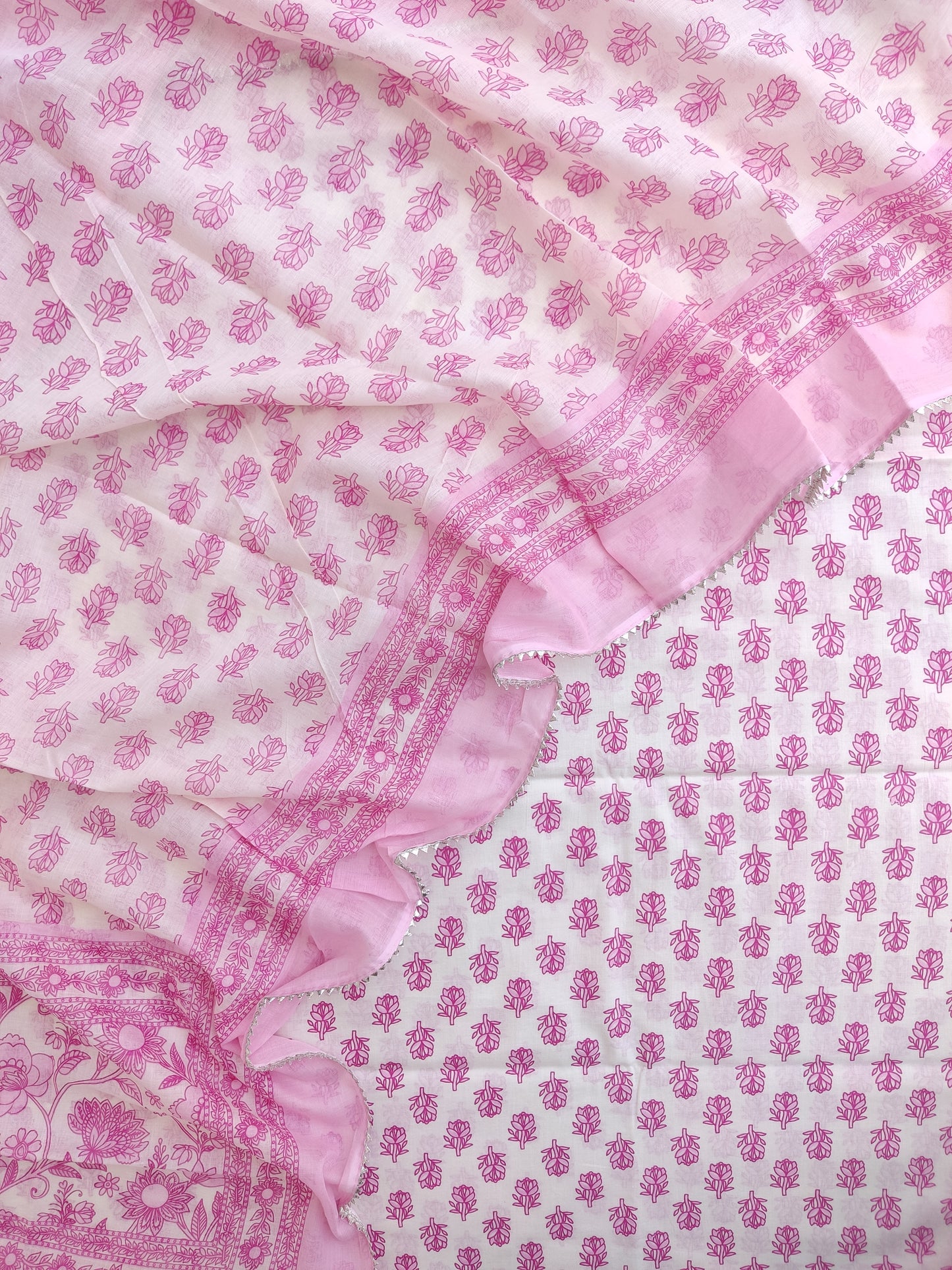 (SALE) TOP & DUPATTA Combo Set 2.5 Mtr each (NO BOTTOM)