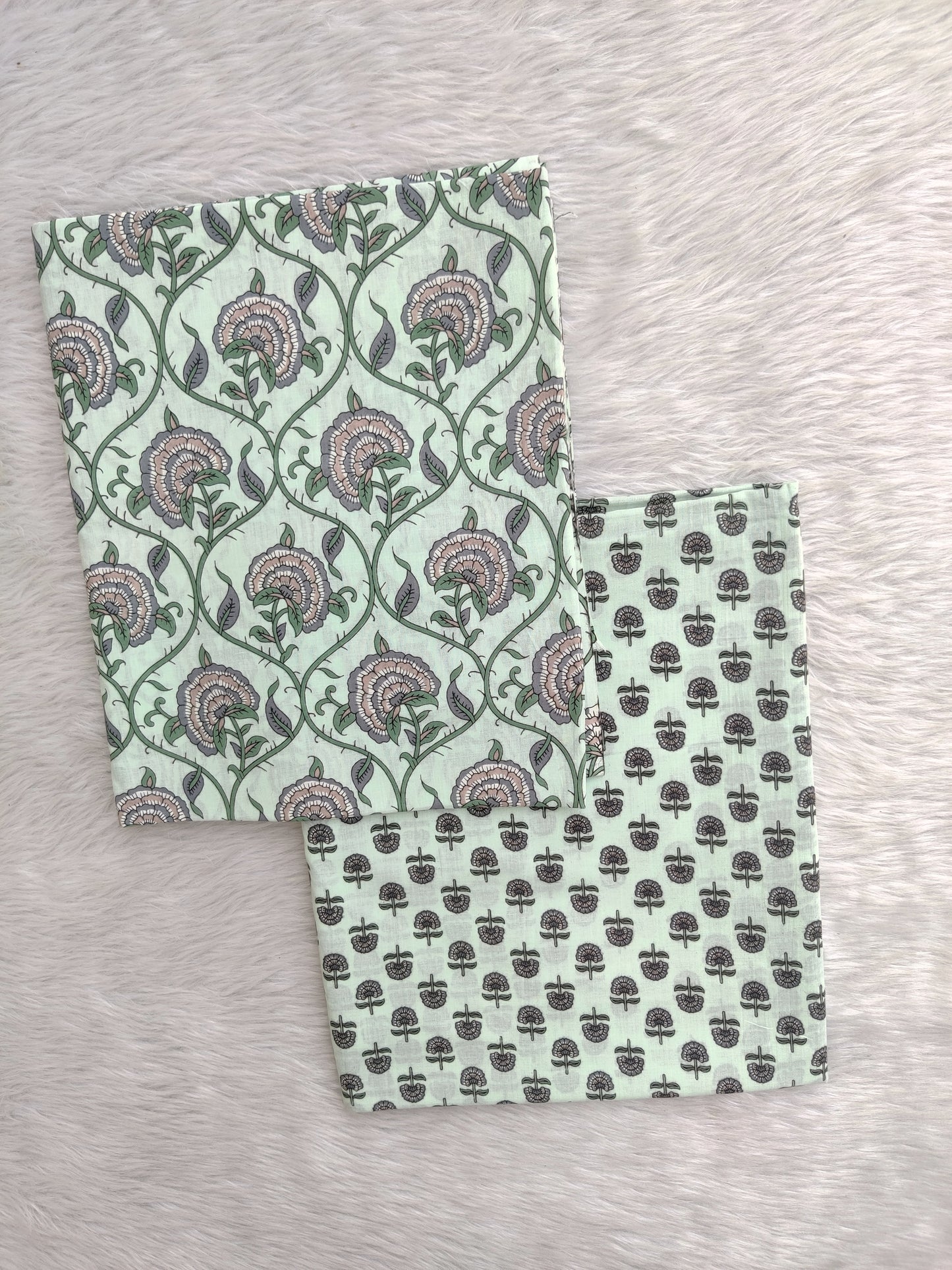 Jaipuri Printed Cotton Combo Set 2.5 Mtr each