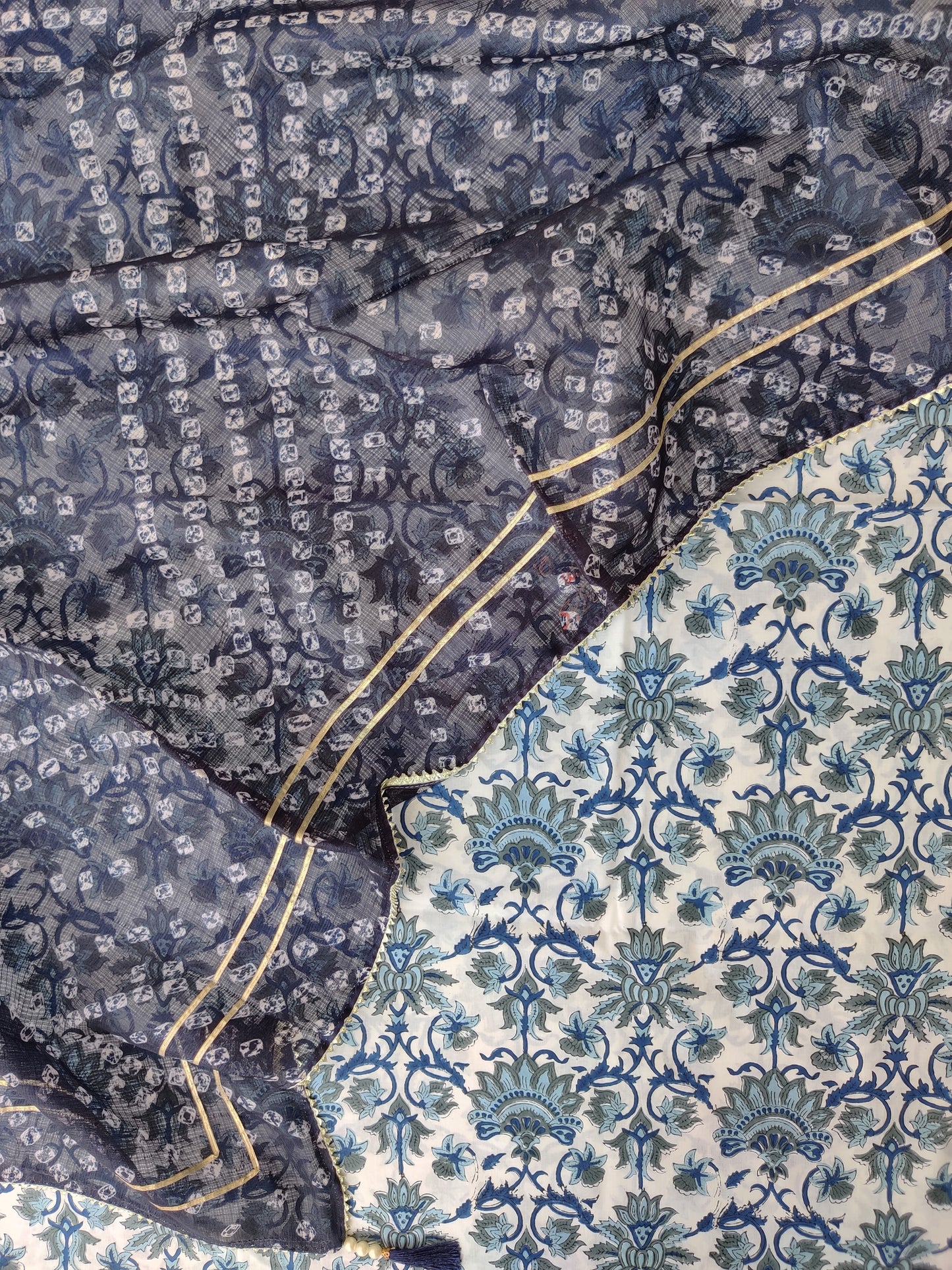 (SALE) TOP & DUPATTA Combo Set 2.5 Mtr each (NO BOTTOM)